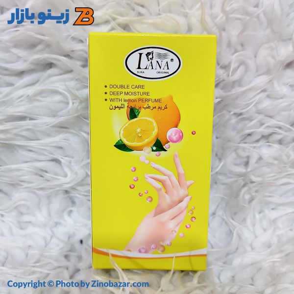کرم مرطوب کننده پوست دست لیمو معطر لانا - زینو بازار ZinoBazar
