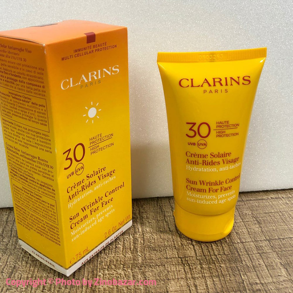 ویژگی های کرم ضد آفتاب SPF30 کلارنس Clarins SPF30