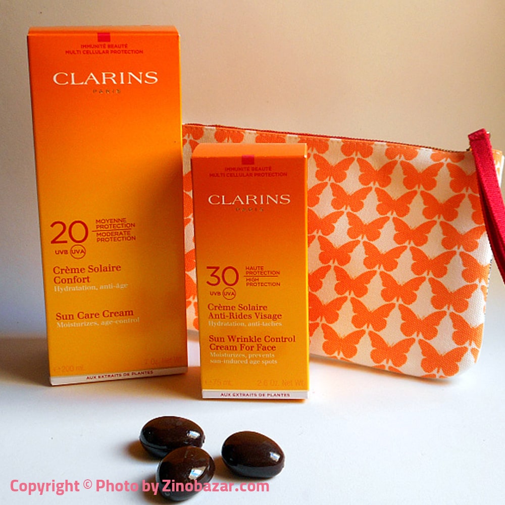 ویژگی های کرم ضد آفتاب SPF30 کلارنس Clarins SPF30