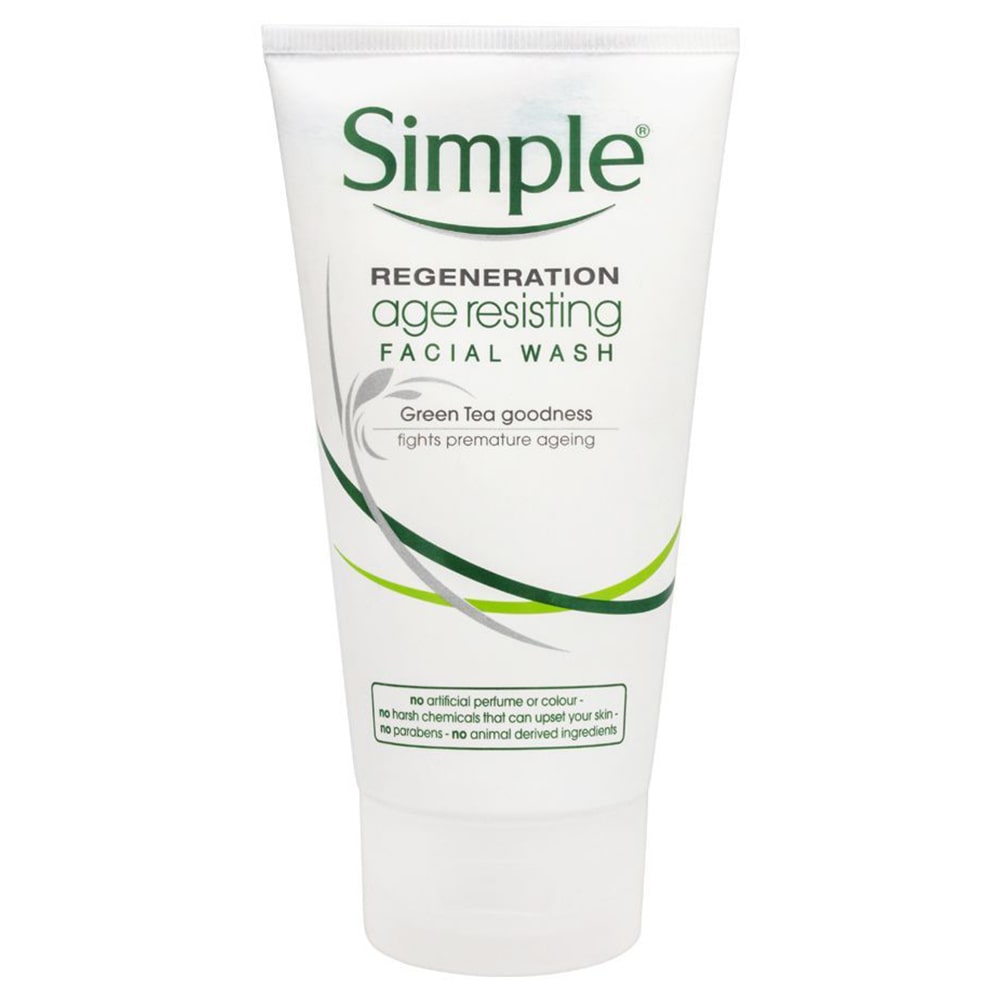 Simple Age Resisting Facial Gel Wash 150Ml