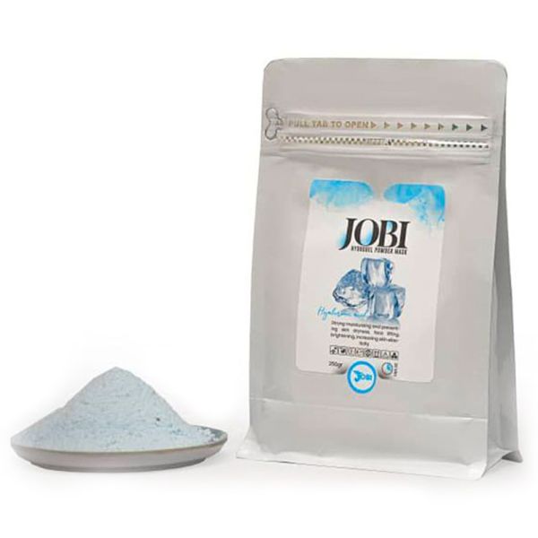 ماسک پودری هیدروژلی هیالورونیک اسید جوبی JOBI حجم 250 گرم JOBI Hydrogel Powder Mask Hyaluronic Acid