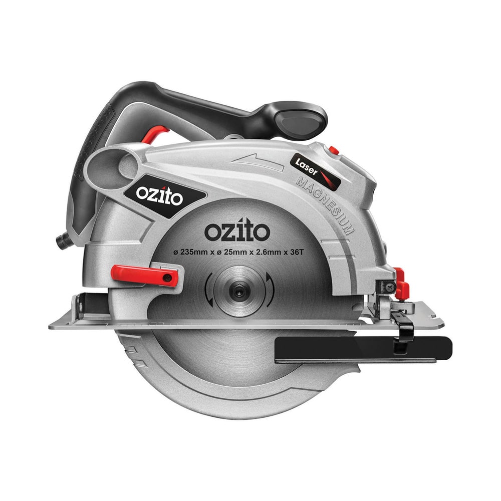 اره دیسکی 2000 وات اوزیتو برقی ozito csl-235 (استوک اروپایی)-ozito CSL-235 2000W 235mm Circular Saw with Laser
