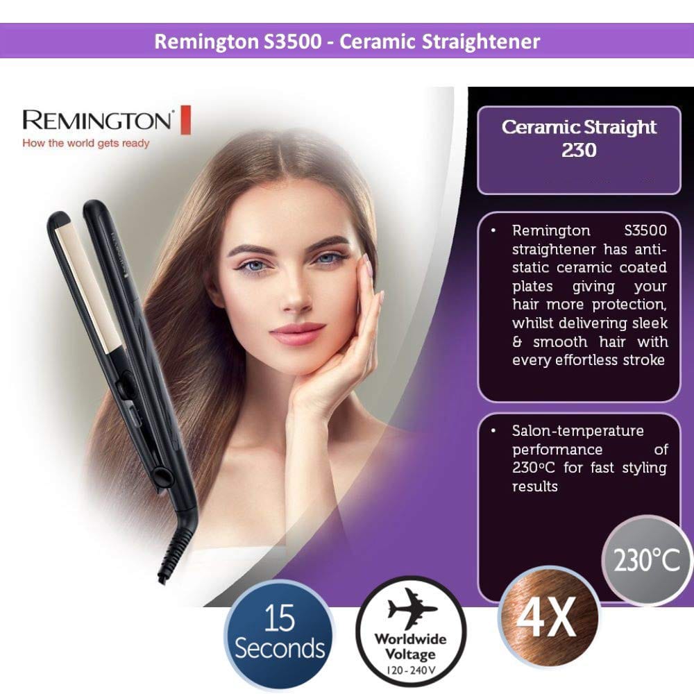 اتو موی رمینگتون Remington S1005 (استوک آمازون)- REMINGTION S1005 CERAMIC HAIR STRAIGHTNER