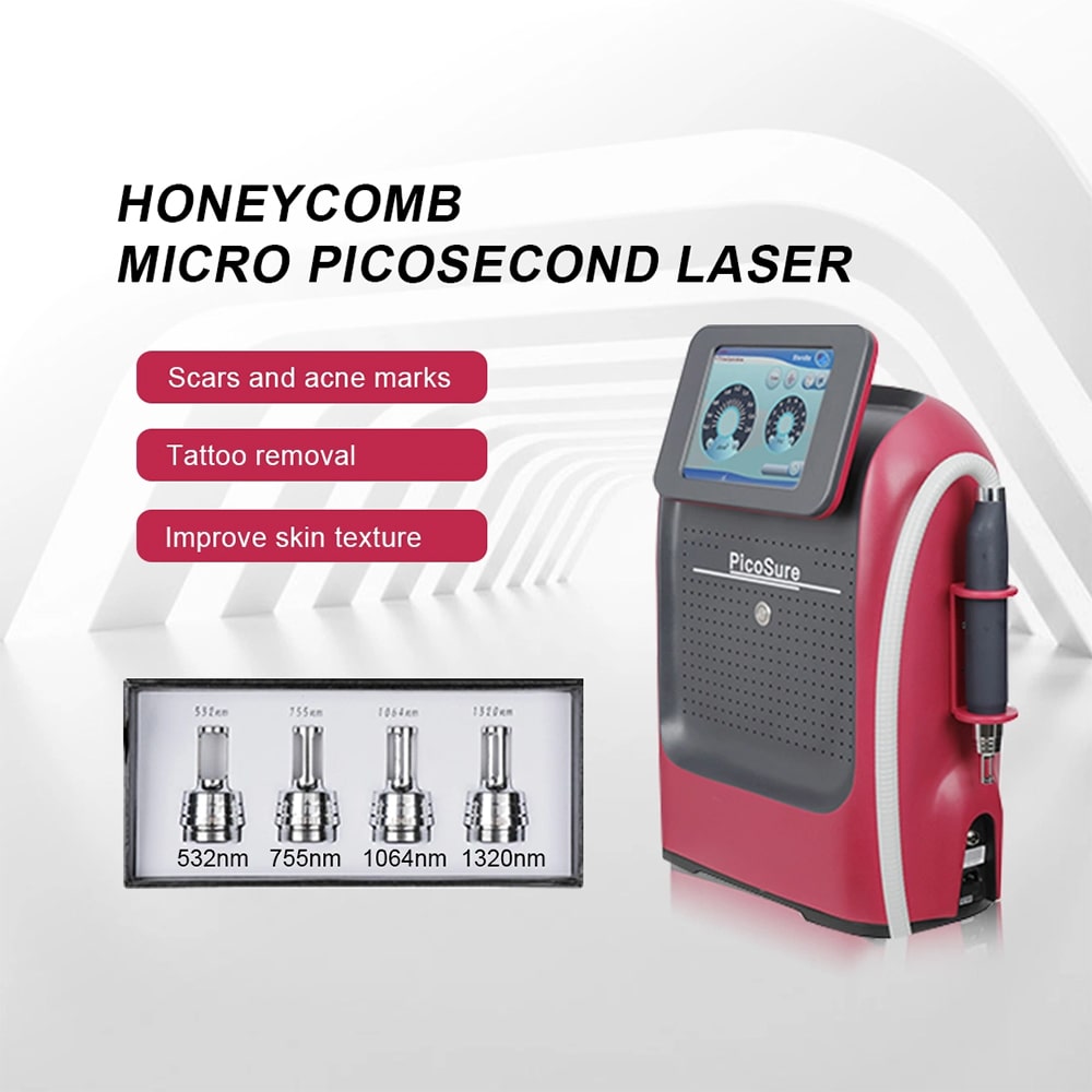 PicoSure Portable and Powerful Q-Switched Laser Tattoo Removal Micro Laser Machine