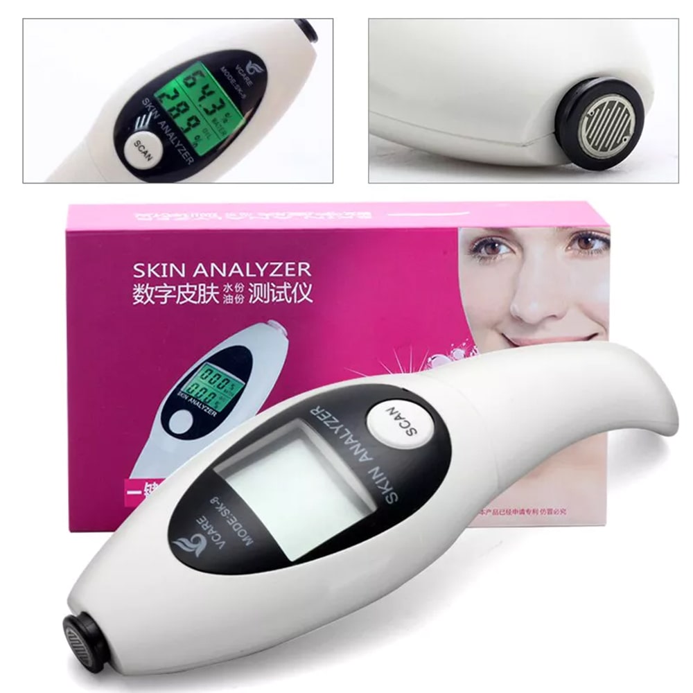 دستگاه رطوبت سنج پوست نیوفیس مدل SK-8 برای مصارف شخصی و سالنی - Newface Digital Skin Moisture Analyzer SK-8