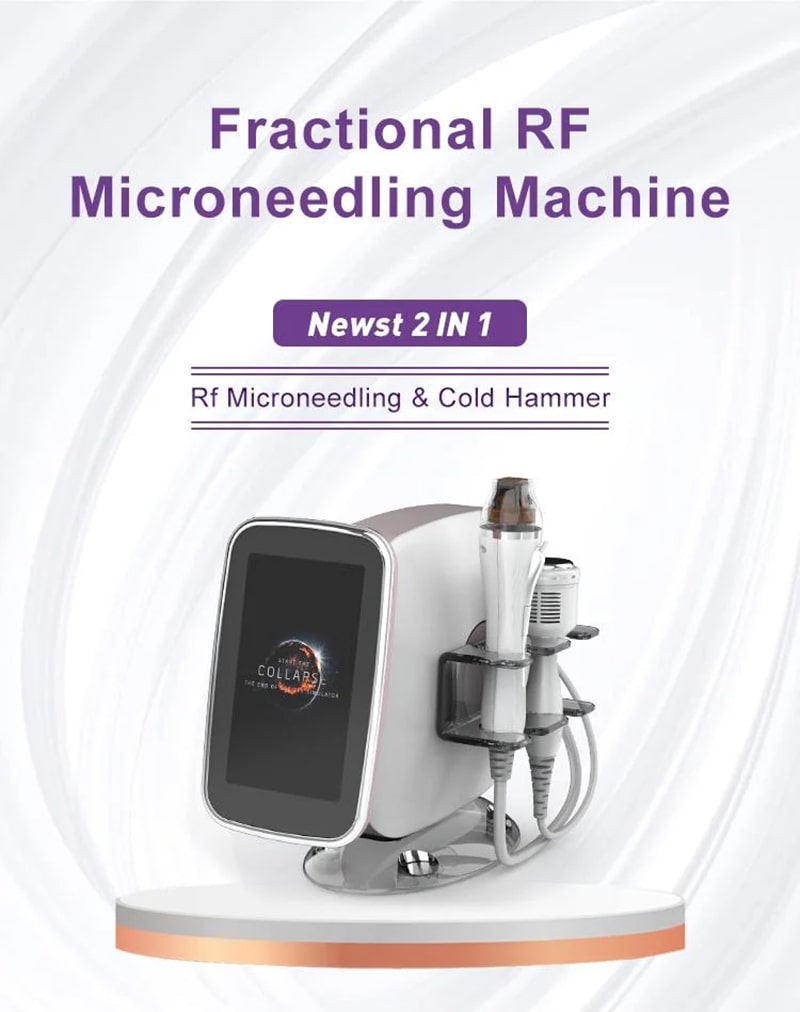 دستگاه میکروکریستال RF طلایی مدل H02 میکرونیدل 7 بعدی