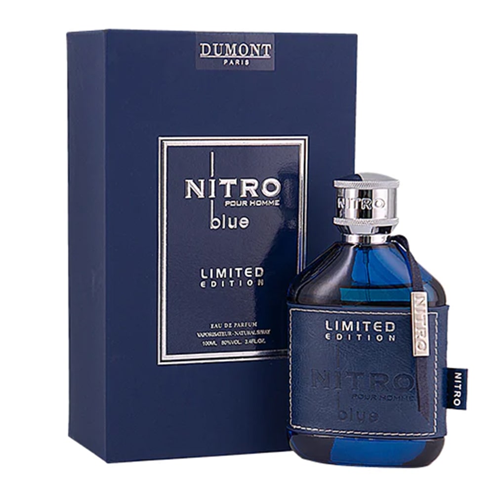 ادکلن مردانه نیترو آبی لیمیتد ادیشن 100 میلی لیتر دمونت - Dumont Nitro White Limited Edition EDP 100ml For Men Perfume
